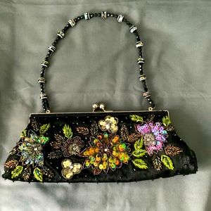 Small handbag flower themed
